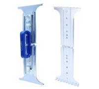 Ensemble de leviers pour plaques, avec poignée de transport de 40 à 60 cm. Réglable en 6 positions, capacité de charge de 30 kg