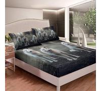 Ensemble de literie pour enfants "Wolf Familie", taille double