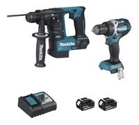 Ensemble de machines - MAKITA - DDF484 + DHR171 - 2 batteries 5Ah - Professionnelle - Sans fil