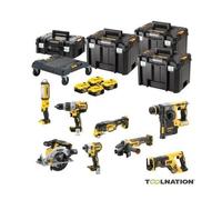 Ensemble de machines sans fil DEWALT DCK853P4T-QW 18V XR 8 pièces en TSTAK (4 batteries 5.0Ah)