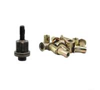 Ensemble de mandrins à rivets avec tête en aluminium M5 M6 M8 M10 et inserts filetés en acier galvanisé pour riveteuse manuelle (M6)