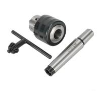 Ensemble de mandrins pour perceuse conique 2 mandrins MT2, capacité de 164 à 5,1 cm pour mandrin à clé Jacobs Taper 33, dispositif de maintien en acier pour tour métallique et accessoire de perçage de