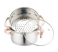 Ensemble de marmites vapeur - KLAUSBERG - KB-7725 - Acier inoxydable - 18 cm - Rose Gold