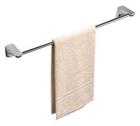 Ensemble de matériel Salle Bain en Acier Inoxydable Alliage Zinc | Argent chromé, taille A : for salle de bain, douche extérieure, cuisine, buanderie.(Single Towel Bar)