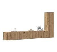 Ensemble de meuble TV mural 3 pcs chêne artisanal chêne G