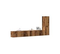 Ensemble de meuble TV mural 3 pcs vieux bois bois d ingénierie