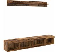 Ensemble de meuble TV mural 5 pcs Bois ancien Bois d'ingénierie