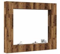 Ensemble de meuble TV mural 8 pcs vieux bois bois d ingénierie Marron G