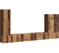 Ensemble de meuble TV mural Montage mural 6 pcs Bois Ancien