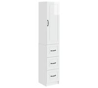 Ensemble de Meubles 2 pcs Blanc brillant 33 x 34,5 x 87 cm