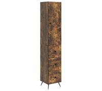 Ensemble de Meubles 2 pcs Chêne fumé 34,5 x 34,5 x 90 cm