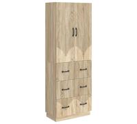 Ensemble de Meubles 2 pcs Chêne Sonoma 66 x 34,5 x 87 cm