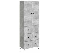 Ensemble de Meubles 2 pcs Gris béton 66 x 34,5 x 90 cm