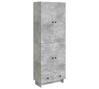 Ensemble de Meubles 2 pcs Gris béton 66 x 34,5 x 95 cm