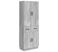 Ensemble de Meubles 2 pcs Sonoma gris Bois d'ingénierie