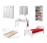 Vipack Chambre complète enfant Amori - Blanc