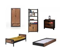 Ensemble de meubles avec armoire et bibliotheque alex