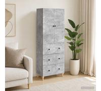 Ensemble de Meubles avec tiroir 2 pc Bois d'ingénierie Mobilier Bureau vidaXL vi