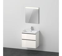 Duravit Ensemble de meubles D-Neo DE011202222 650mm, Weiß Hochglanz