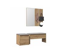 Ensemble de meubles de couloir chêne artisanal bois ingénierie 3329172
