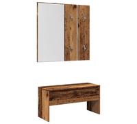 Ensemble de meubles de couloir vieux bois bois d ingénierie