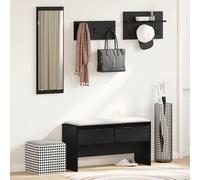 vidaXL Ensemble de meubles d'entrée 4 pièces Chêne Artisan avec tiroir