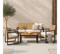 Ensemble de meubles de jardin 'Calciano' 4 pièces comprenant une table, un banc, 2 chaises