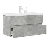 Ensemble de meubles de salle de bain 2 pcs gris béton Gris béton G