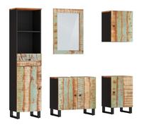 Ensemble de meubles de salle de bain 5 pcs bois massif récupéré
