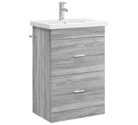 Ensemble de meubles de salle de bain Sonoma, couleur gris, dimensions : 61 x 40 x 84,5 cm
