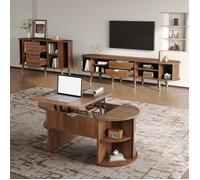 Ensemble de Meubles de Salon, Buffet 140x40x79.5cm, Meuble TV 175x38x44.7cm, Table Basse 100x50x40.5cm, Meubles de Salon Modernes