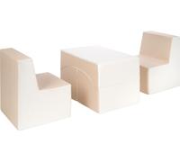Ensemble de meubles en : 2xfotel+couch Ensemble de meubles en : 2xfotel+couch (couleur : blanc, cappuccino)