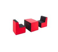 Ensemble de meubles en mousse rouge-noir