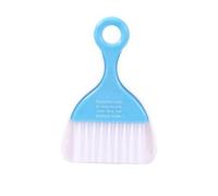 Ensemble de mini balai et pelle à poussière, brosse de nettoyage de bureau pour clavier d'ordinateur, petit kit de balayage pour bureau à domicile (bleu)