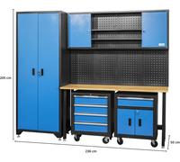 Ensemble de mobilier d'atelier GWS 6 pièces