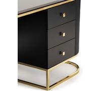 Ensemble de mobilier de bureau élégant et moderne : bureau, commode, table basse, mobilier de bureau 3 pièces.