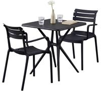 Ensemble de mobilier de jardin Avena comprenant 2 chaises
