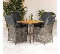 Ensemble de mobilier de jardin comprenant 6 chaises réglables à dossier haut. Ensemble de salon de jardin pour 6 personnes. Ensemble de mobilier de jardin pour 6 personnes. Ensemble de table et chaise