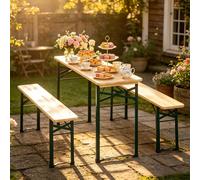 Ensemble de mobilier de jardin confortable, ensemble de mobilier de jardin, ensemble de mobilier de brasserie, table et banc pliants