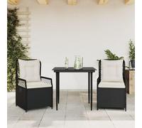 Ensemble de mobilier de jardin en rotin pour 6 personnes. Ensemble comprenant 6 chaises et une table. Ensemble de jardin pour repas, pour 6 personnes, réglable. Ensemble de mobilier de jardin, ensembl