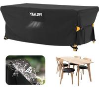 Ensemble de mobilier de jardin imperméable - résistant et durable - 1 pièce - noir - 170 x 95 x 74 cm