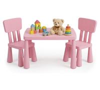 Relaxdays Ensemble table et chaises, 3 pièces