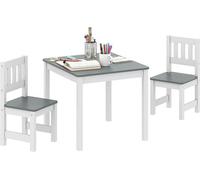 Ensemble de mobilier pour enfants : table pour enfants avec 2 chaises, ensemble table et chaises pour chambre d'enfant, table de dessin et table d'activités pour enfants, meubles pour enfants, adaptés