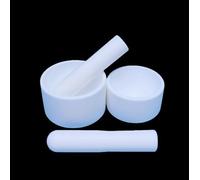 Ensemble de mortier et pilon en PTFE résistant à l'érosion - Bol de broyage résistant aux hautes températures 1 pièces(40x70mm)
