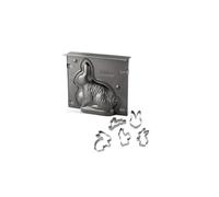 Ensemble de moule lapin de Pâques 3D et 5 emporte-pièces lapin Zenker Pâques