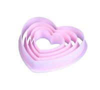 Ensemble De Moules À Biscuits En Pllastique, 4 Pièces, Matrices De Découpe À Motif De Coeur, Ensemble De Moules À Biscuits, Coupe-Gâteau, Outils De Cuisson