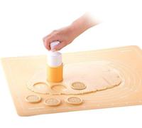 Ensemble de moules à biscuits Famanu – 6 motifs et récipient de rangement