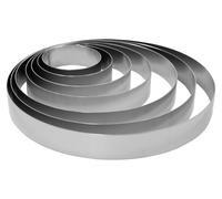 Ensemble de moules à gâteau ronds, en aluminium, 7 pièces, hauteur : 60 mm