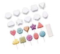 Ensemble de moules à pâtisserie pour friandises maison | Plateaux à desserts de formes mixtes, 10 pièces, pour préparation de fête chocolat, construction rigide