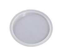 Ensemble de moules en résine pour dessous de verre, moule rond en résine de silicone pour époxy, tapis de tasse, moules ronds en silicone pour